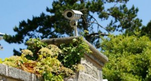 Une caméra de surveillance chez un particulier